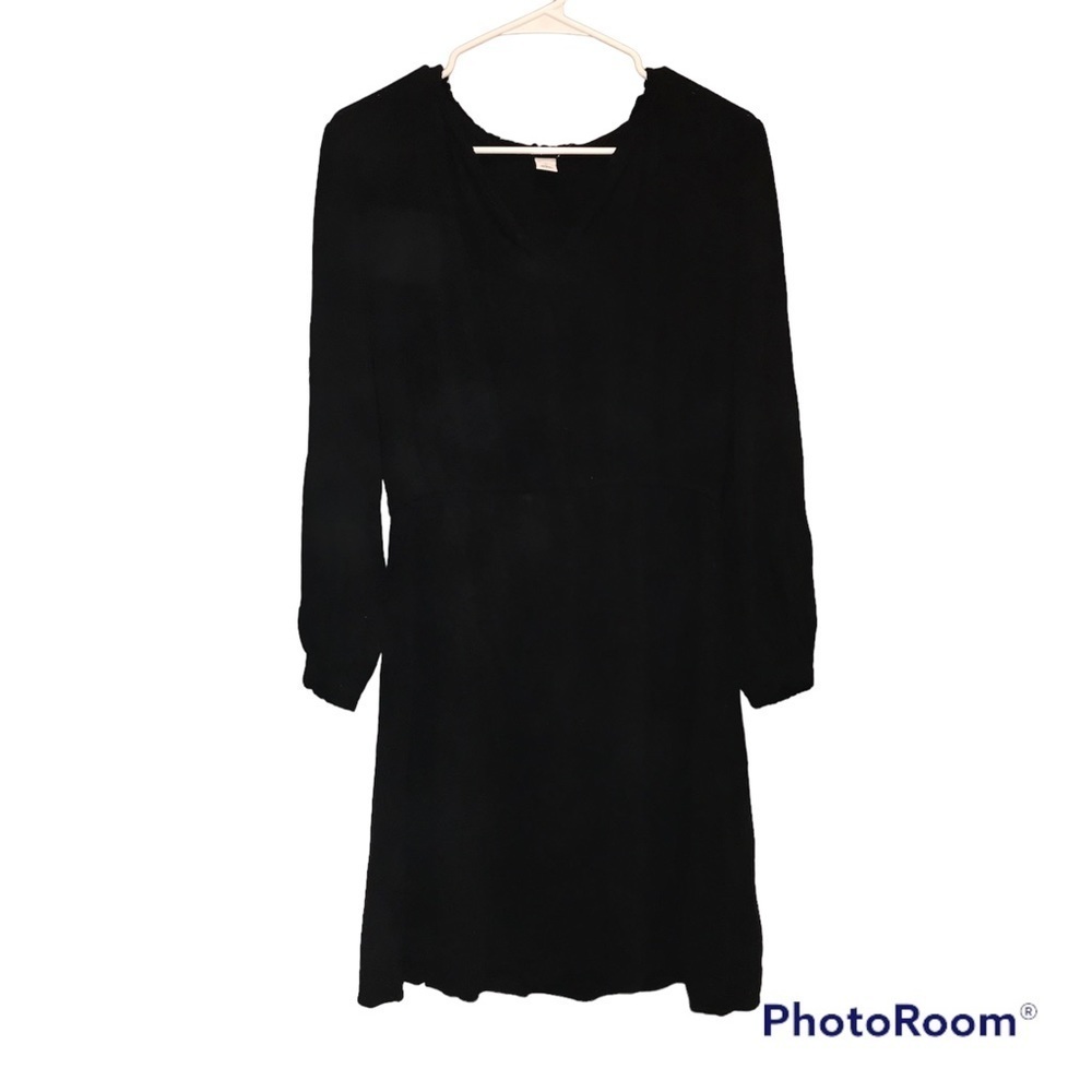 Old Navy Black Midi Dress